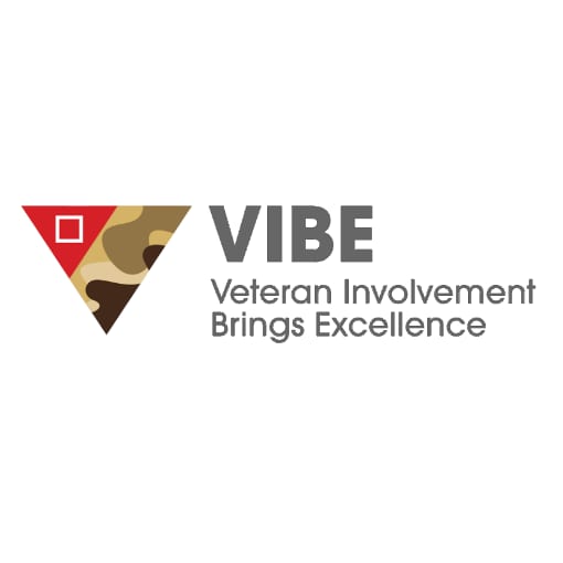 VIBE logo, Veterans Involvement Brings Excellence, a GAF employee community group