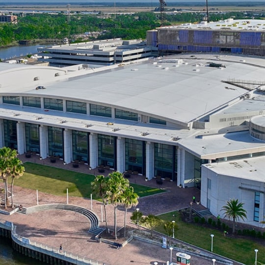 Savannah Convention Center roof with GAF materials