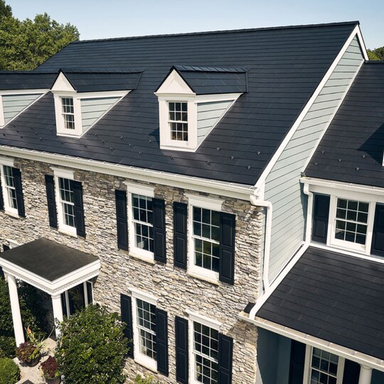 TimberSteel™ Premium Metal roofing system on a featured home