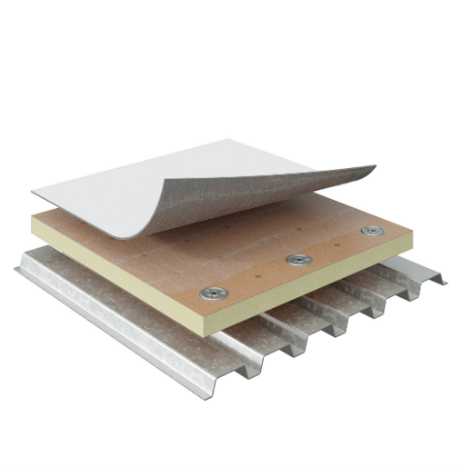 Roofing components of PVC Smooth Adhered school roof package