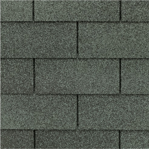 Close-up of Royal Sovereign roof shingle made in the USA by GAF