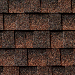 Close-up of Timberline HDZ RS shingle made in America by GAF