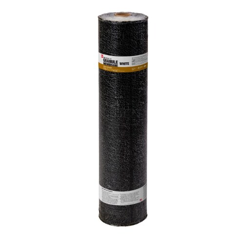 Roll of Tri-Ply APP Granule Membrane, made in the USA by GAF