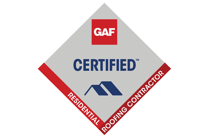 Residential GAF certified roofer diamond