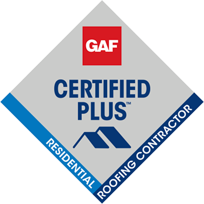 GAF Certified Plus diamond logo