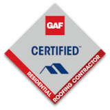 GAF certified residential roofing contractor diamond