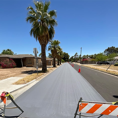 Residential road using GAF Roads