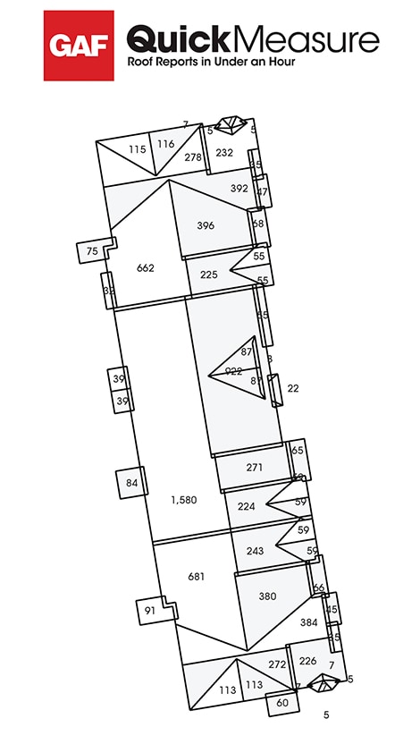 QuickMeasure roof report