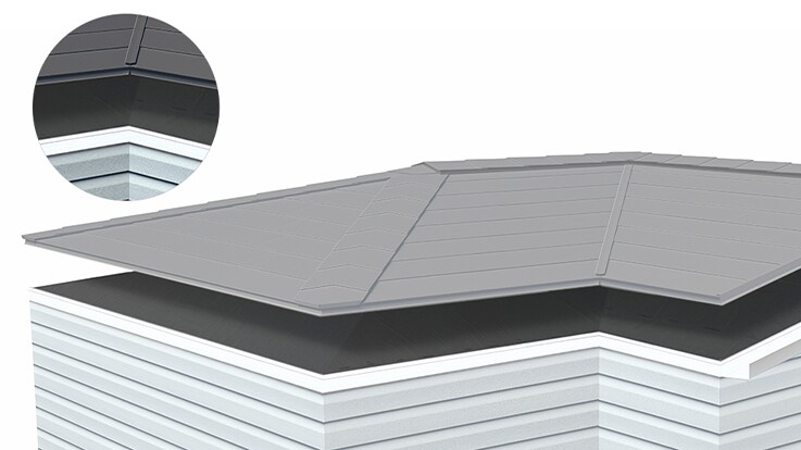 Roof deck protection layer in the GAF metal roofing system