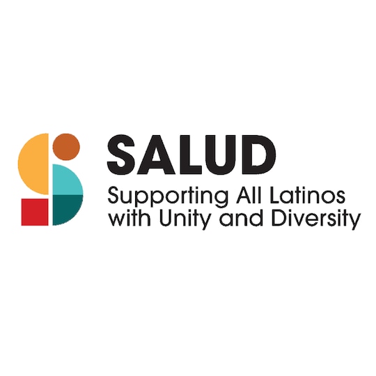 SALUD logo, Supporting All Latinos with University and Diversity, a GAF employee group