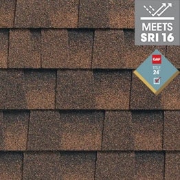 Timberline HDZ® RS Hickory roof shingle swatch