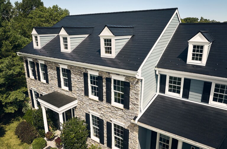 TimberSteel™ Premium Metal roofing system on a featured home