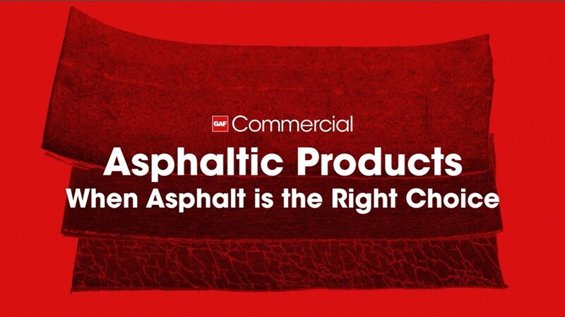 Video start for Asphaltic System Choices by GAF Commercial Roofing